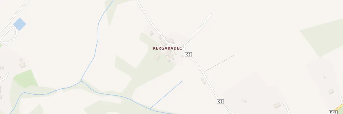 Plan du 598 Kergaradec au Faou