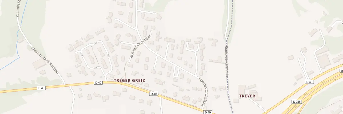 Plan du 32 Rue des Orchidées à Pluguffan