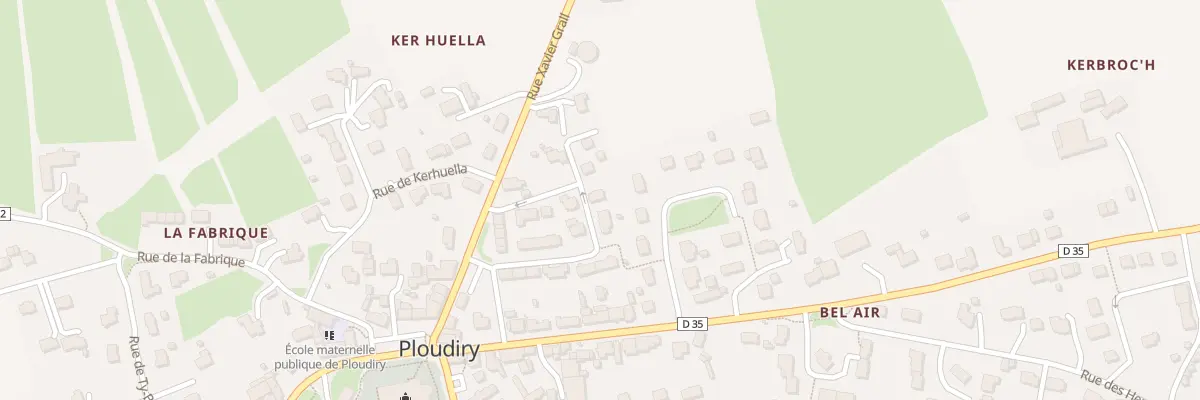 Plan du 18 Rue de Tiez-Nevez à Ploudiry