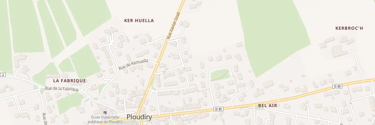Plan du 20 Rue de Tiez-Nevez à Ploudiry
