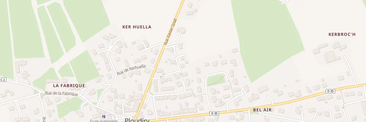 Plan du 22 Rue de Tiez-Nevez à Ploudiry