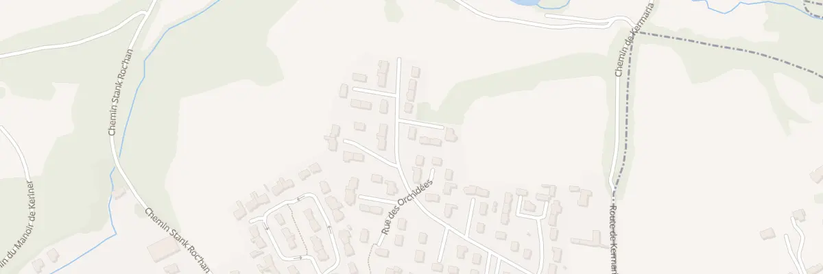 Plan du 54 Rue des Orchidées à Pluguffan