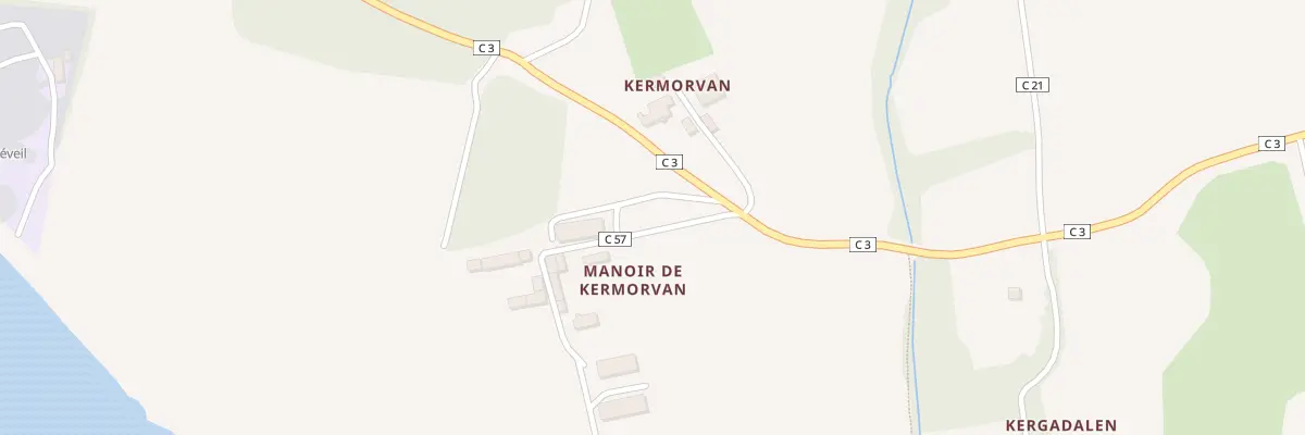 Plan du 11 Manoir de Kermorvan à Pont-de-Buis-lès-Quimerch