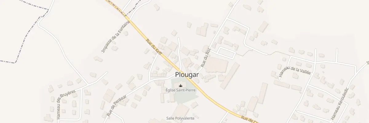 Plan du 8 Pl de l’Eglise à Plougar