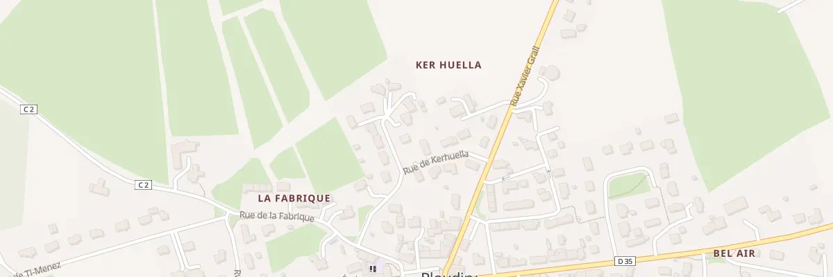 Plan du 11 Rue de Kerhuella à Ploudiry