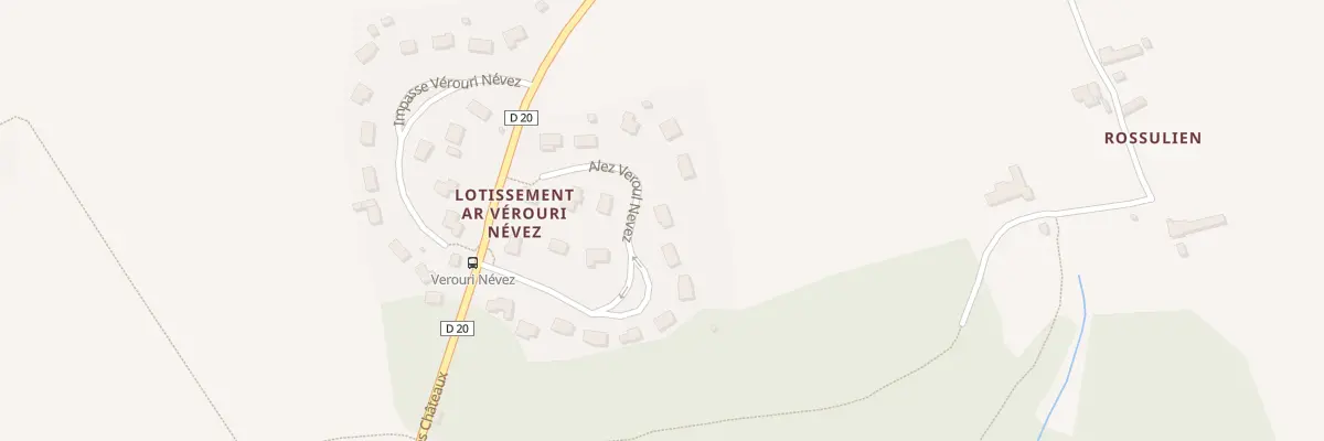 Plan du 27 Lot Ar Verouri Nevez à Plomelin