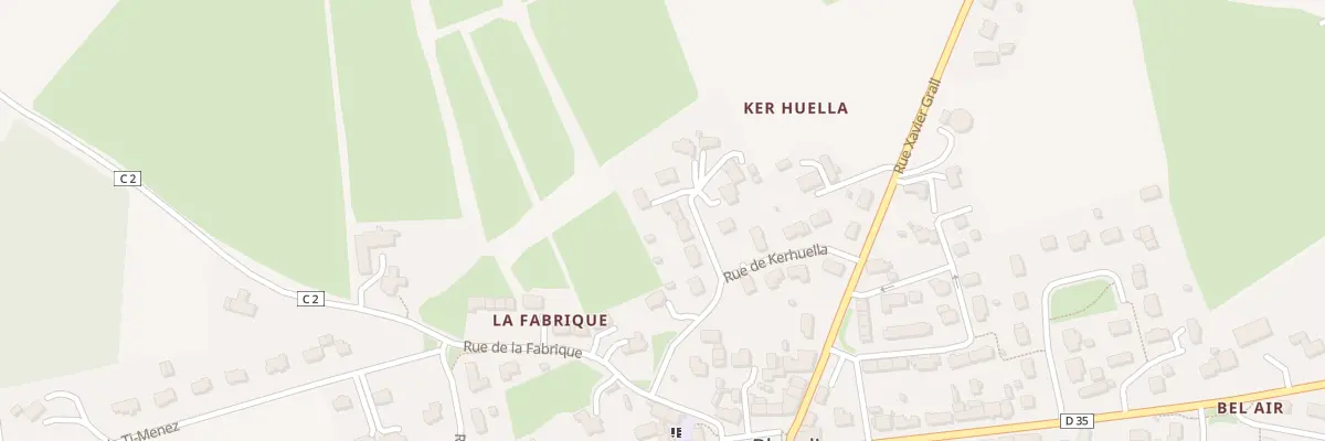 Plan du 4 Rue de Kerhuella à Ploudiry
