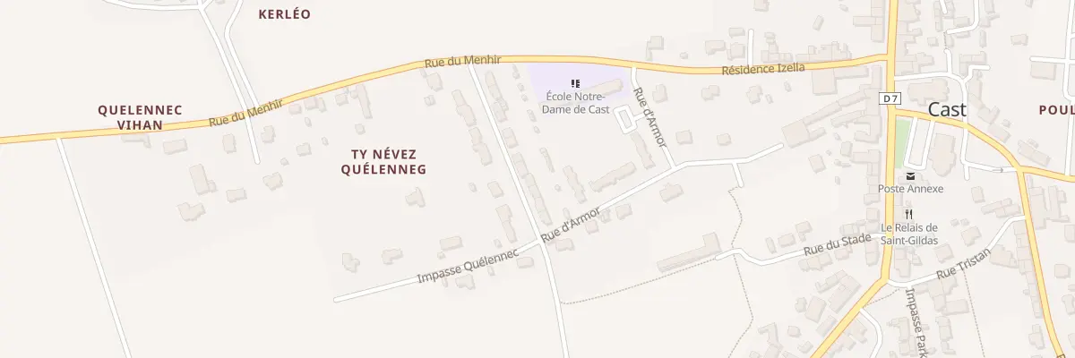 Plan du 17 Rue d’Armor à Cast