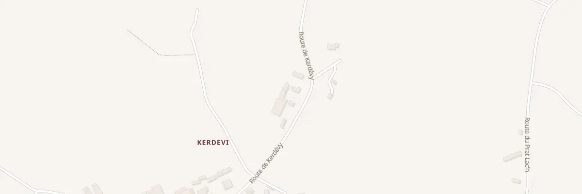 Plan du 152 Kerdevi à Plougar