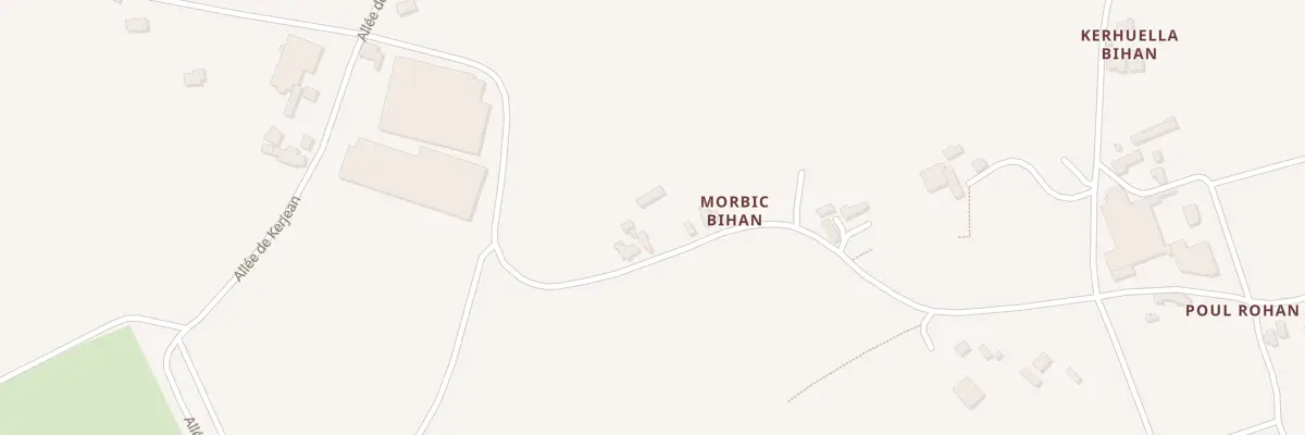 Plan du 128 Morbic Bras à Saint-Vougay