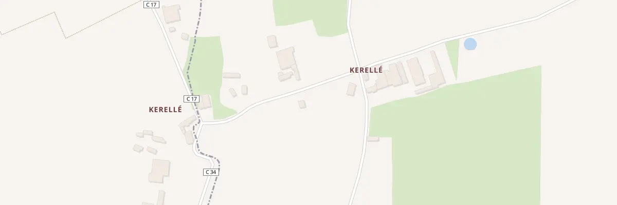 Plan du 164 Rte de Kerellé à Bodilis