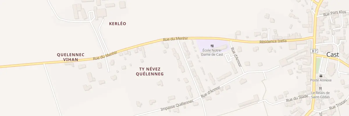 Plan du 6 Rue d’Armor à Cast