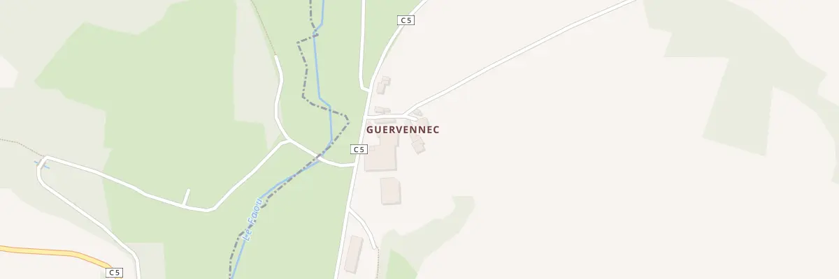 Plan du 839 Guervennec au Faou