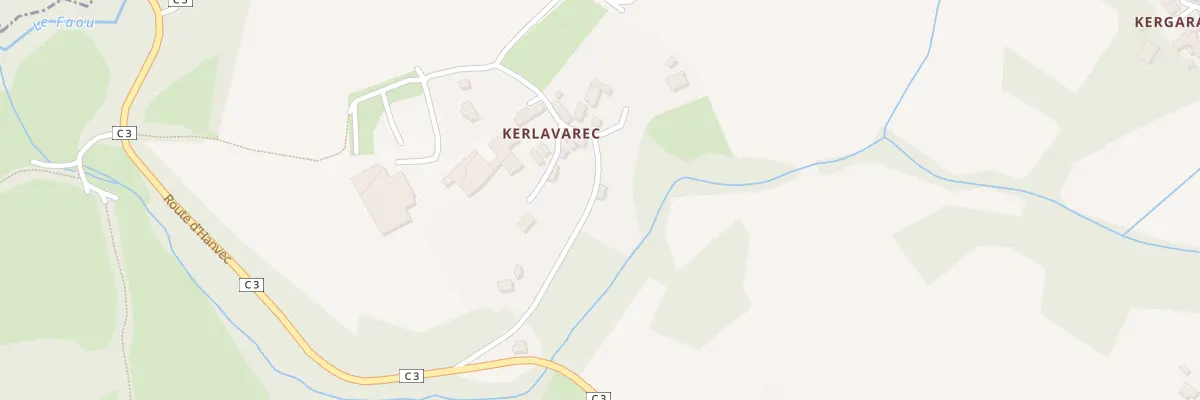 Plan du 181 Kerlavarec au Faou