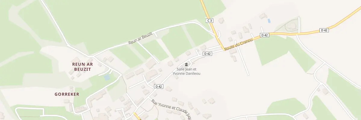 Plan du 158 Rte du Cranou au Faou