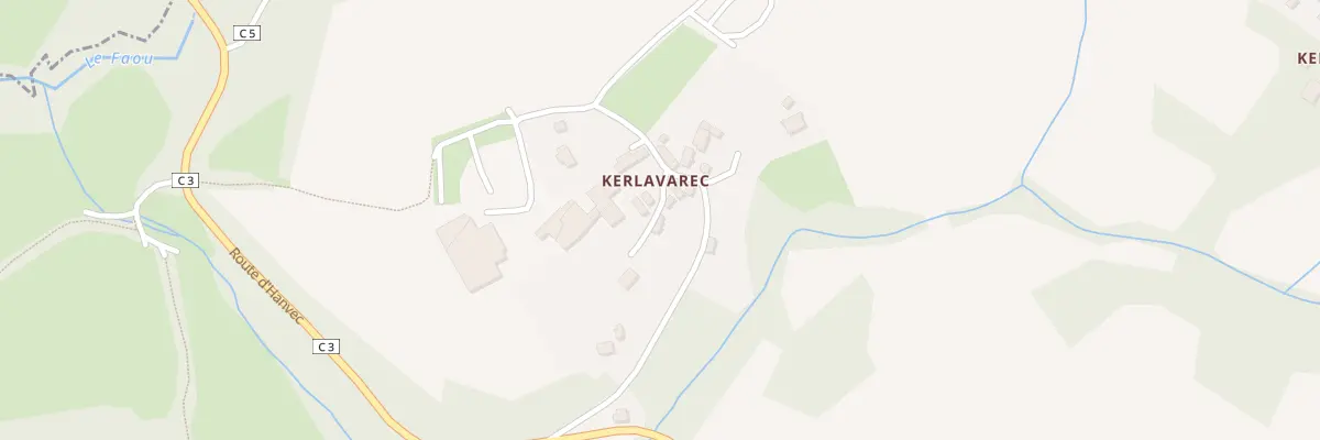 Plan du 557 Kerlavarec au Faou