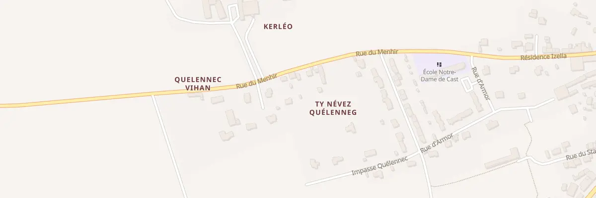 Plan du 7B Rue du Menhir à Cast