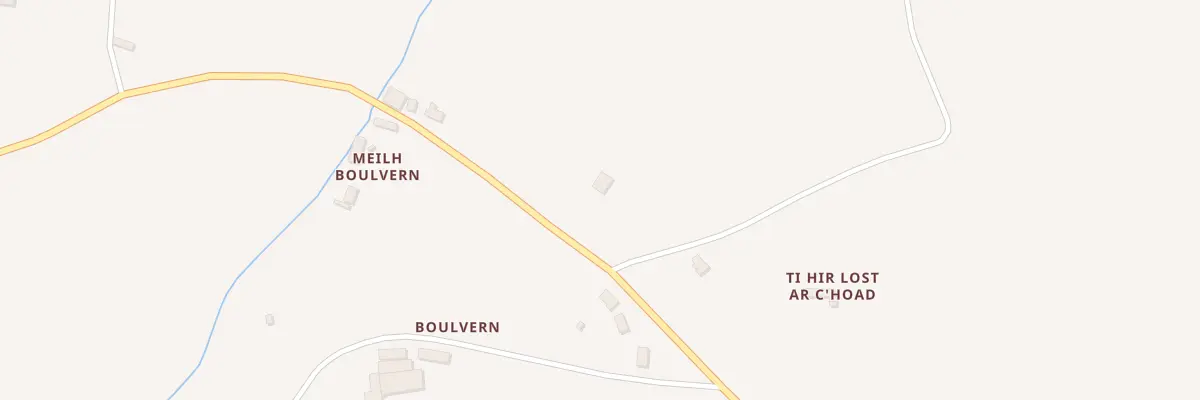 Plan du 1 Boulvern à Plomodiern