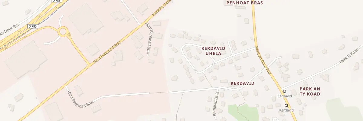 Plan du 15 Lot Kerdavid Uhela à Plomelin