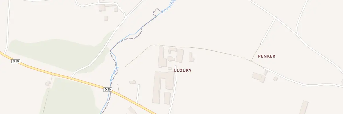 Plan du 2 Luzury à Saint-Vougay