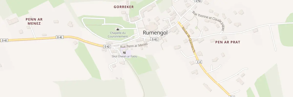 Plan du 24 Rue de Penn ar Menez au Faou