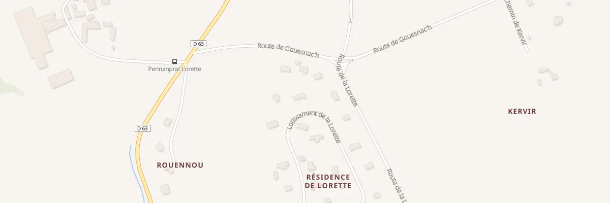 Plan du 11 Lot de la Lorette à Plogonnec