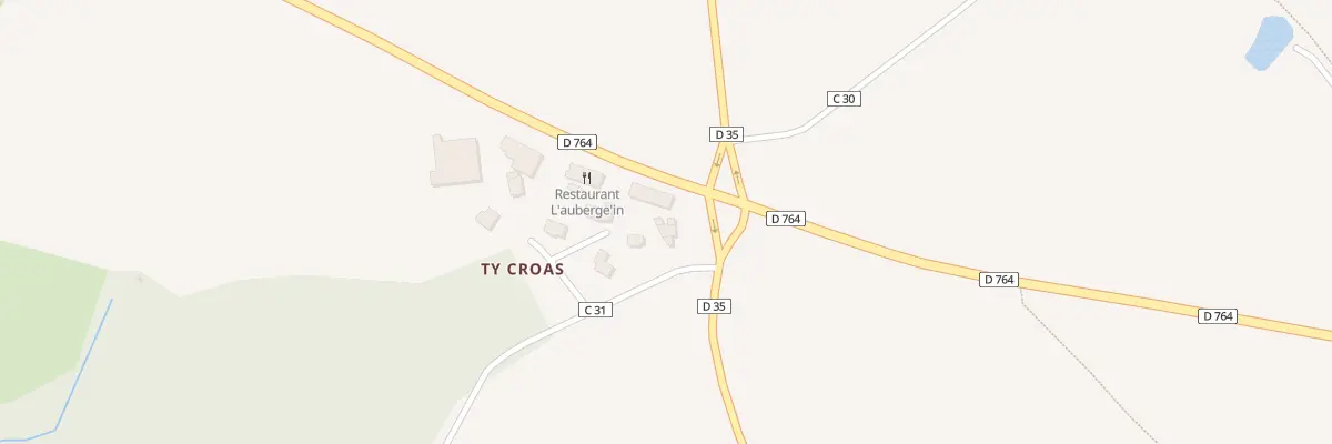 Plan du 104 Ty Croas à La Martyre