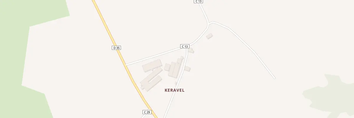 Plan du 146 Keravel à La Martyre