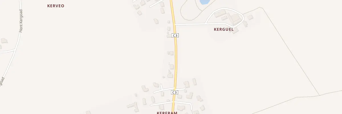 Plan du 72 Hent Kerfram à Plomelin