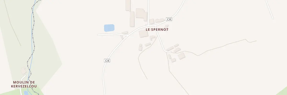 Plan du 9 Le Spernot à La Martyre