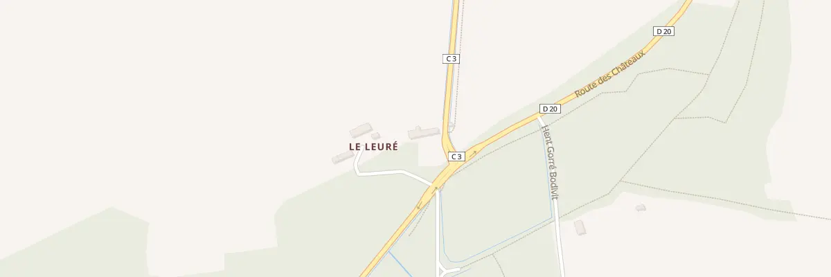 Plan du 497A Le Leure à Plomelin