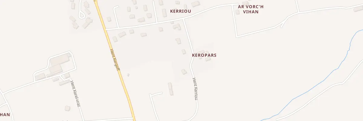 Plan du 18 Vc Hent Kerriou à Plomelin