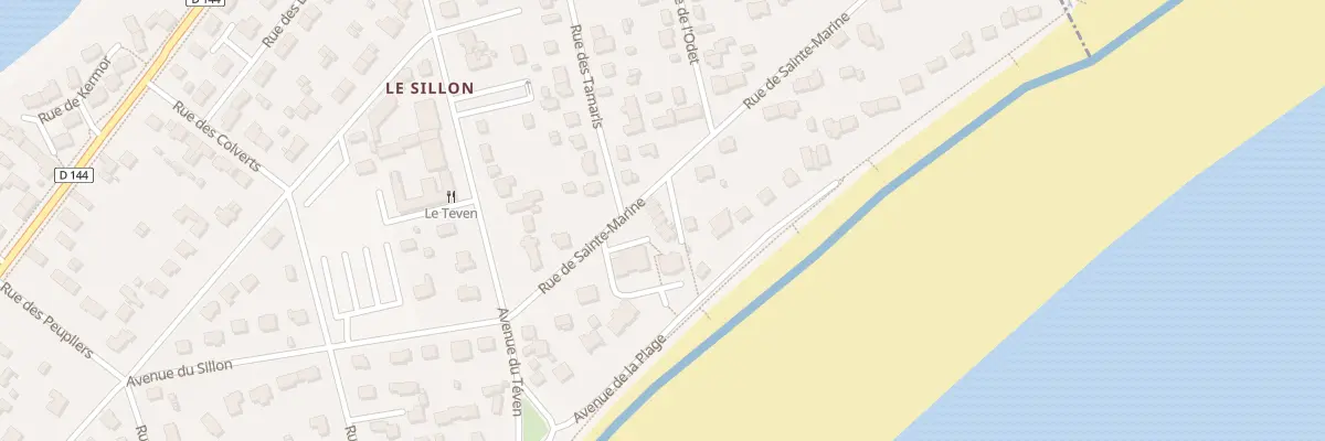 Plan du 55 Rue de Sainte Marine à Île-Tudy