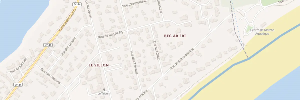 Plan du 8 Rue de l’Odet à Île-Tudy