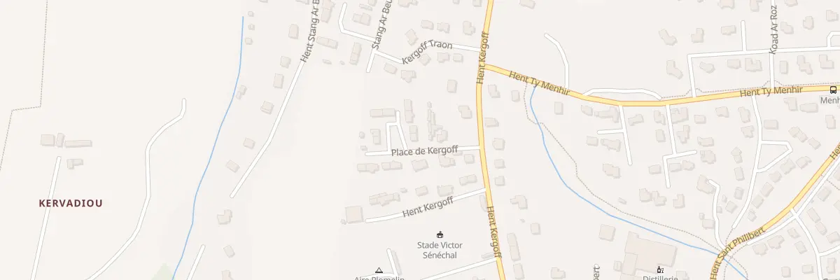 Plan du 3 Pl de Kergoff à Plomelin
