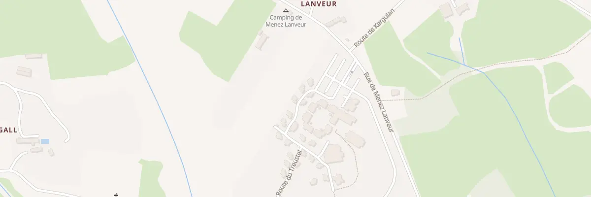 Plan du 14 Rte du Treustel à Combrit