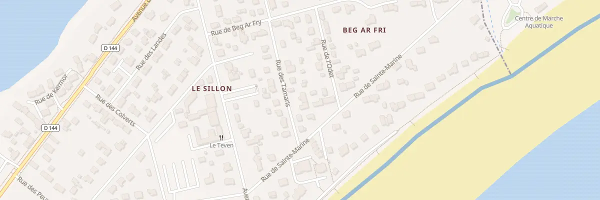 Plan du 13 Rue des Tamaris à Île-Tudy