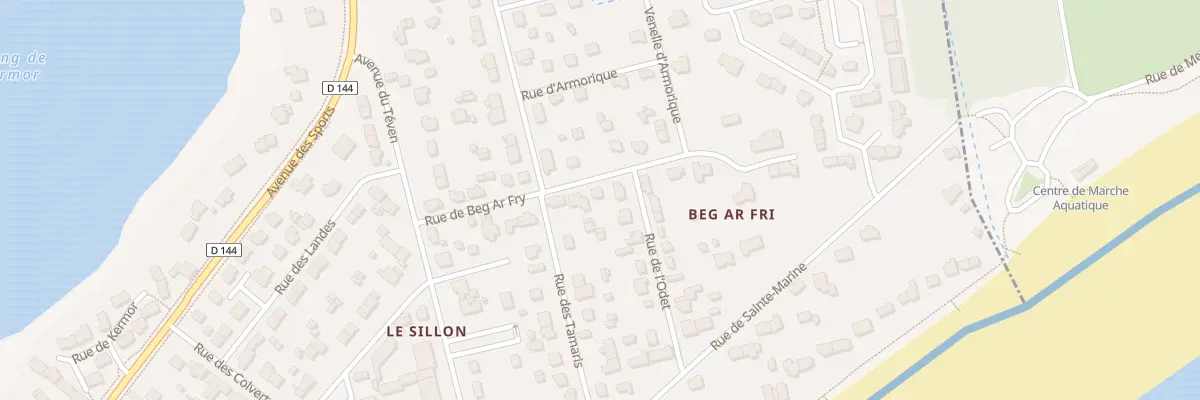 Plan du 3 Rue Beg Ar Fry à Île-Tudy