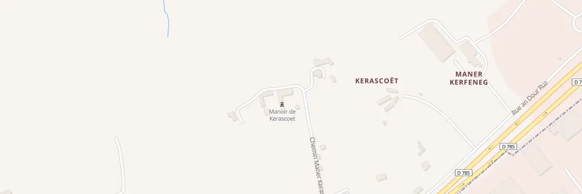 Plan du 450 Keraskoed à Pluguffan
