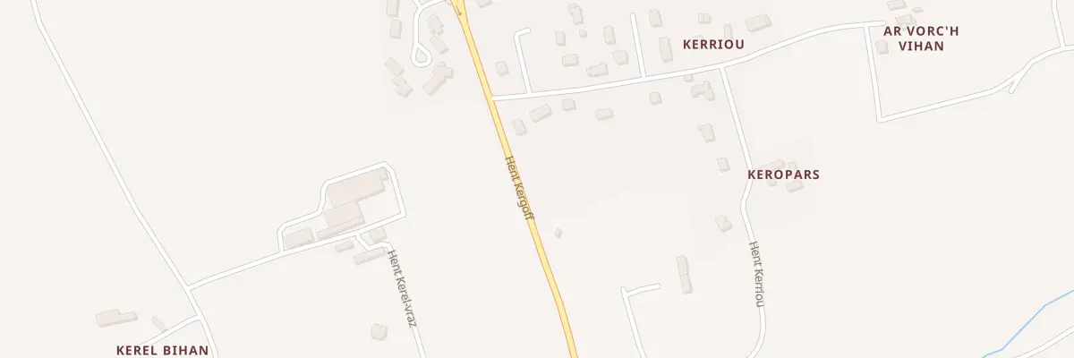Plan du 2 Vc Hent Kerriou à Plomelin