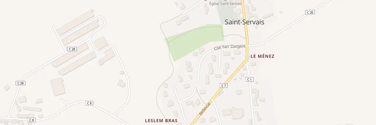 Plan du 3 Cité Yan’Dargent à Saint-Servais