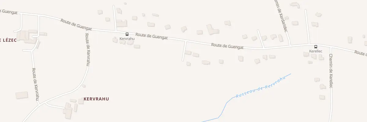 Plan du 376 Rte de Guengat à Quimper