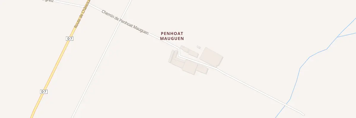 Plan du 376 Penhoat Mollien à Quéménéven
