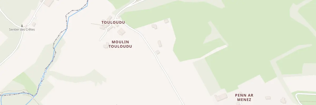 Plan du 492 Touloudu au Faou