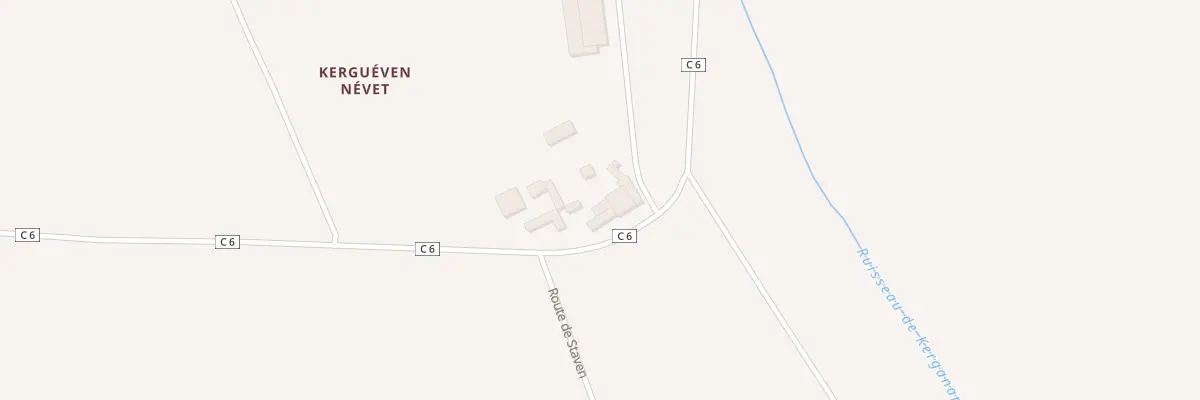 Plan du 8 Rte de Saint Theleau à Plogonnec