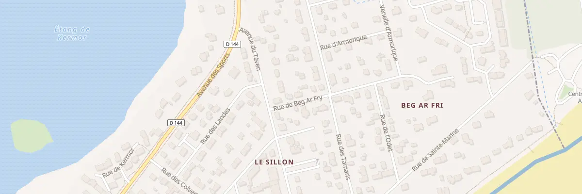 Plan du 16 Rue Beg Ar Fry à Île-Tudy