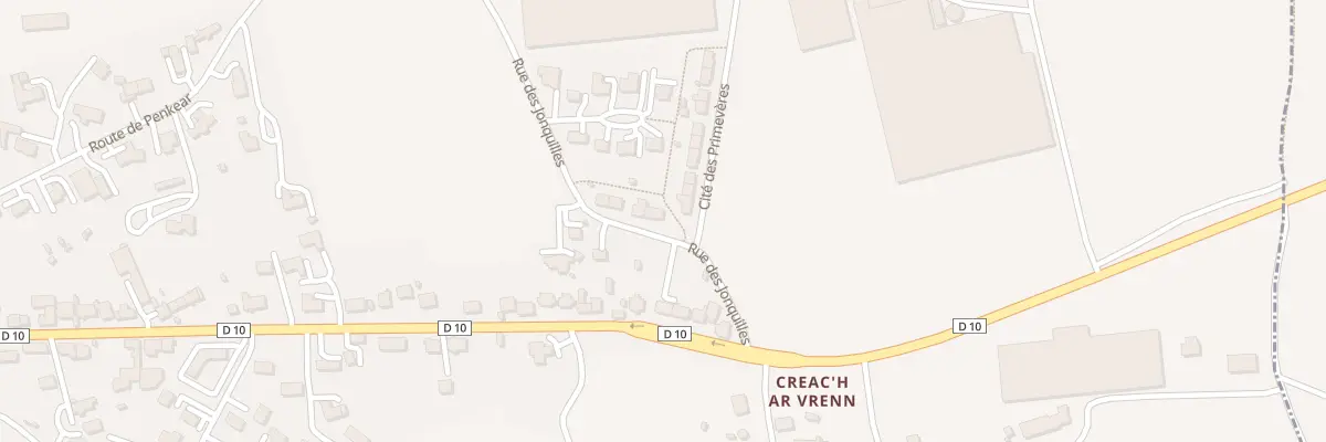 Plan du 2 Rue des Jonquilles à Plouescat