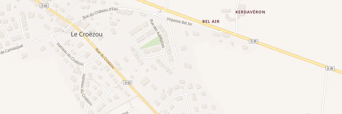 Plan du 39 Rue des Aubépines à Plogonnec