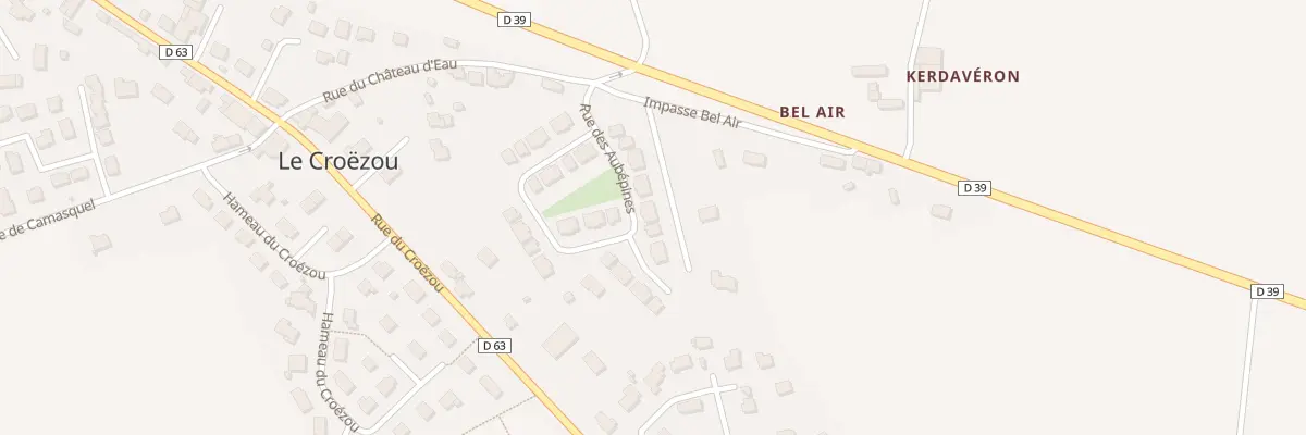 Plan du 43 Rue des Aubépines à Plogonnec