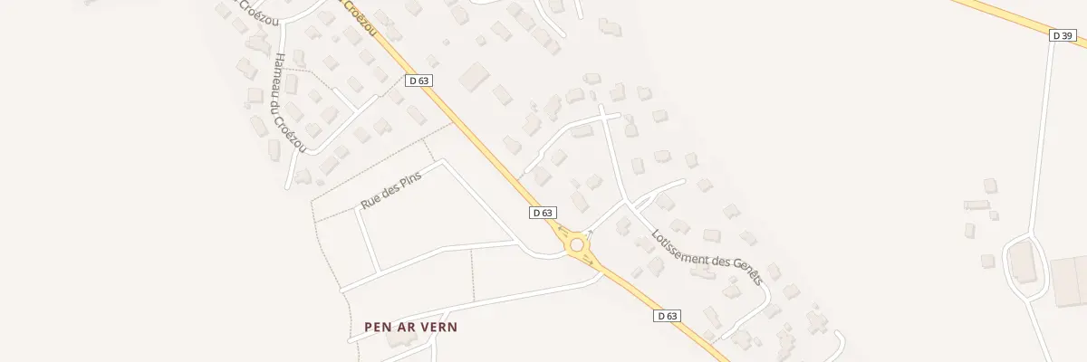Plan du 5298 Lot Les Genets à Plogonnec